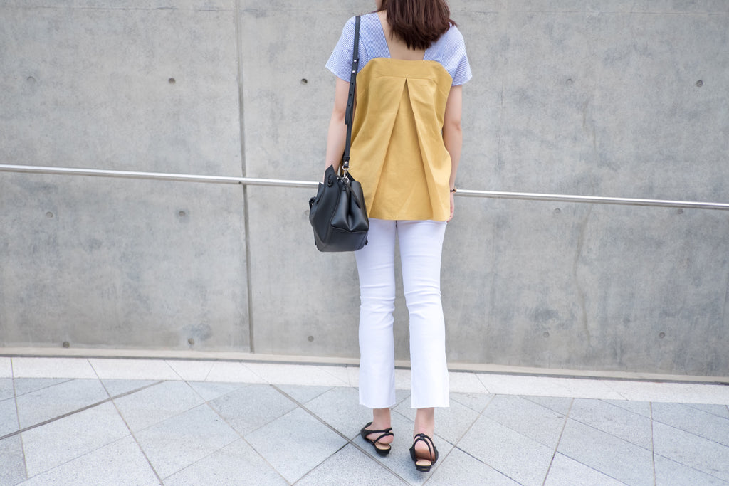 Flare Elastic 全條彈性百搭貼身小直腳, Pants/ PT8220 (WHITE S)