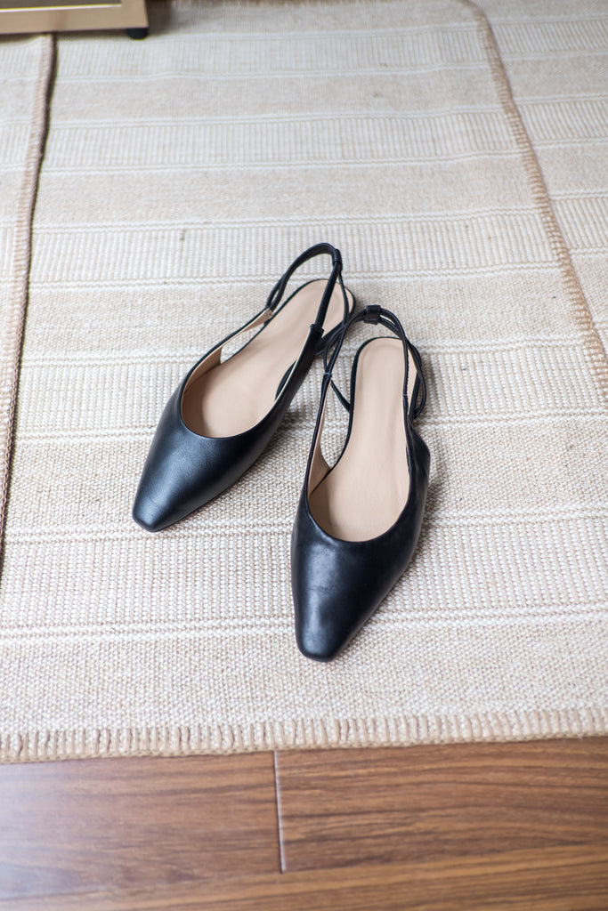 Back Strap 軟熟真皮後交叉帶尖頭, Shoes/ SH8066