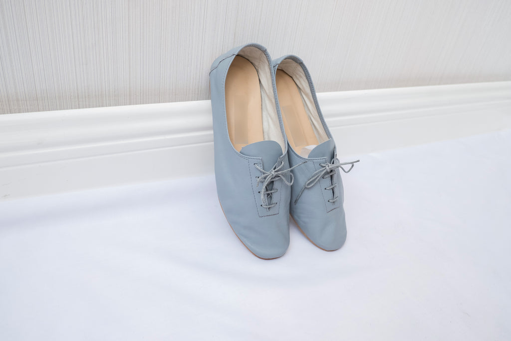 I Want it 天藍羊皮slim-cut休閒鞋, Shoes/ SH8054