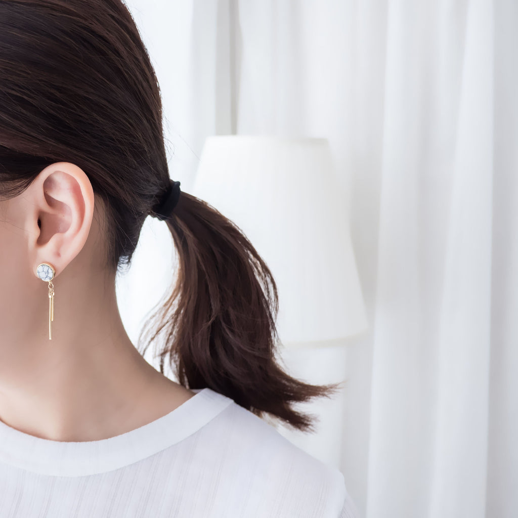 Marble Drop Bar, Earrings/ ER8252