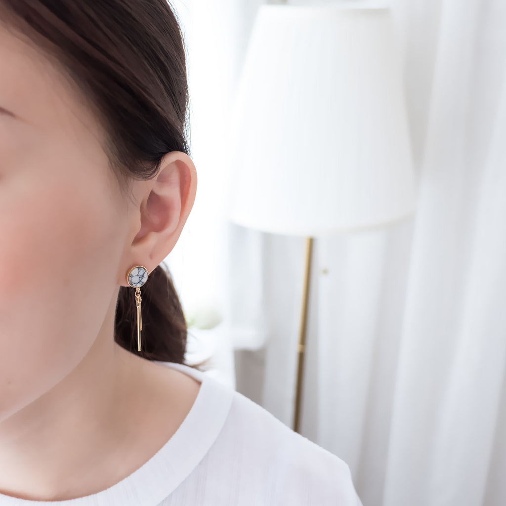 Marble Drop Bar, Earrings/ ER8252