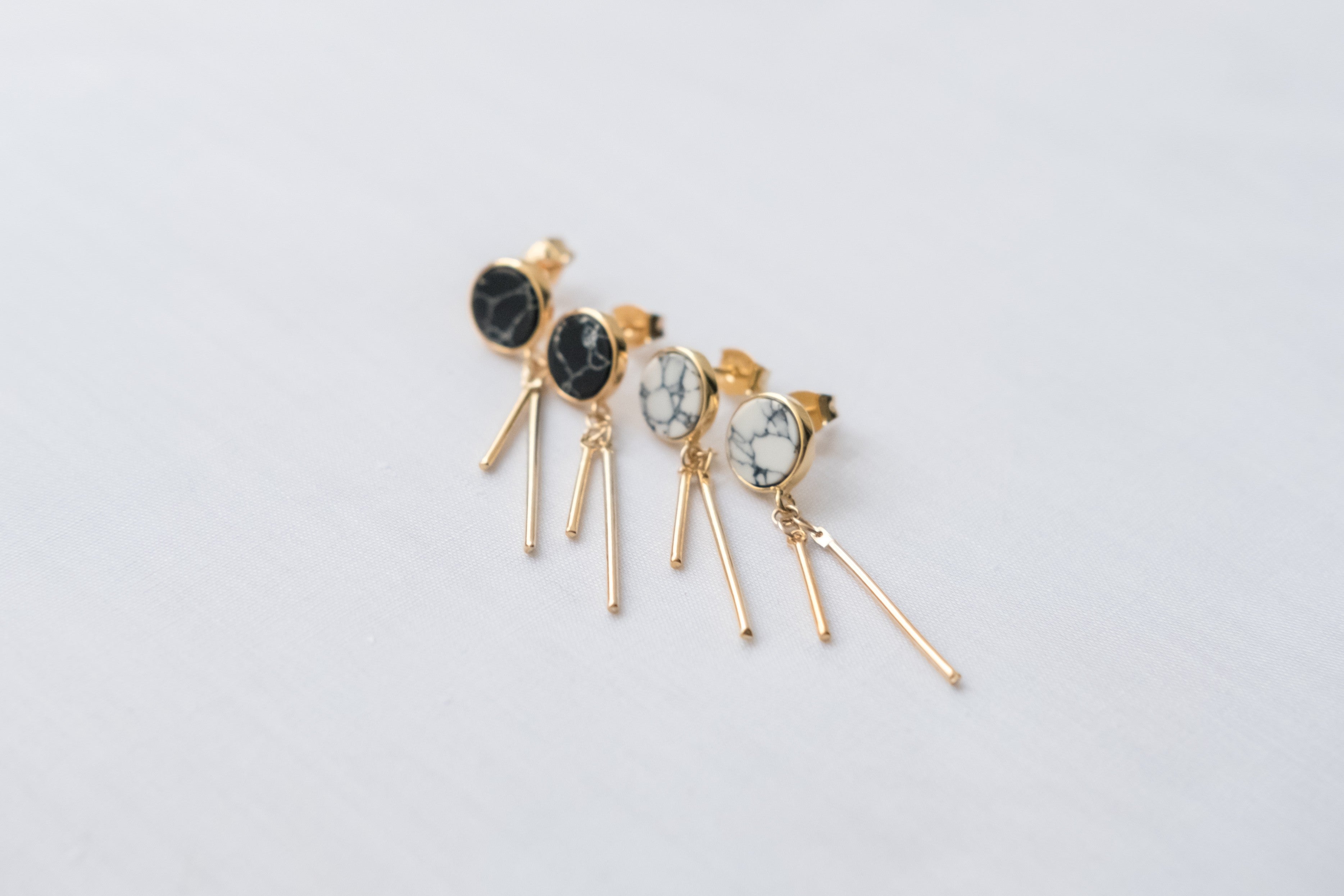 Marble Drop Bar, Earrings/ ER8252