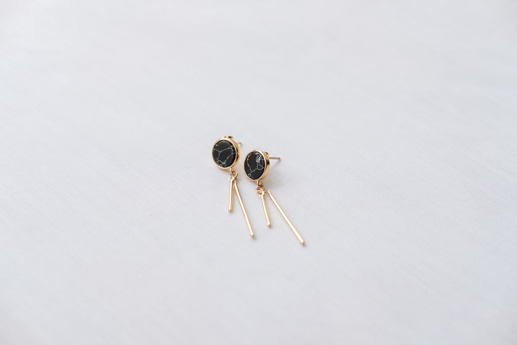 Marble Drop Bar, Earrings/ ER8252