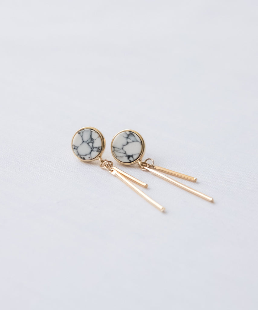 Marble Drop Bar, Earrings/ ER8252