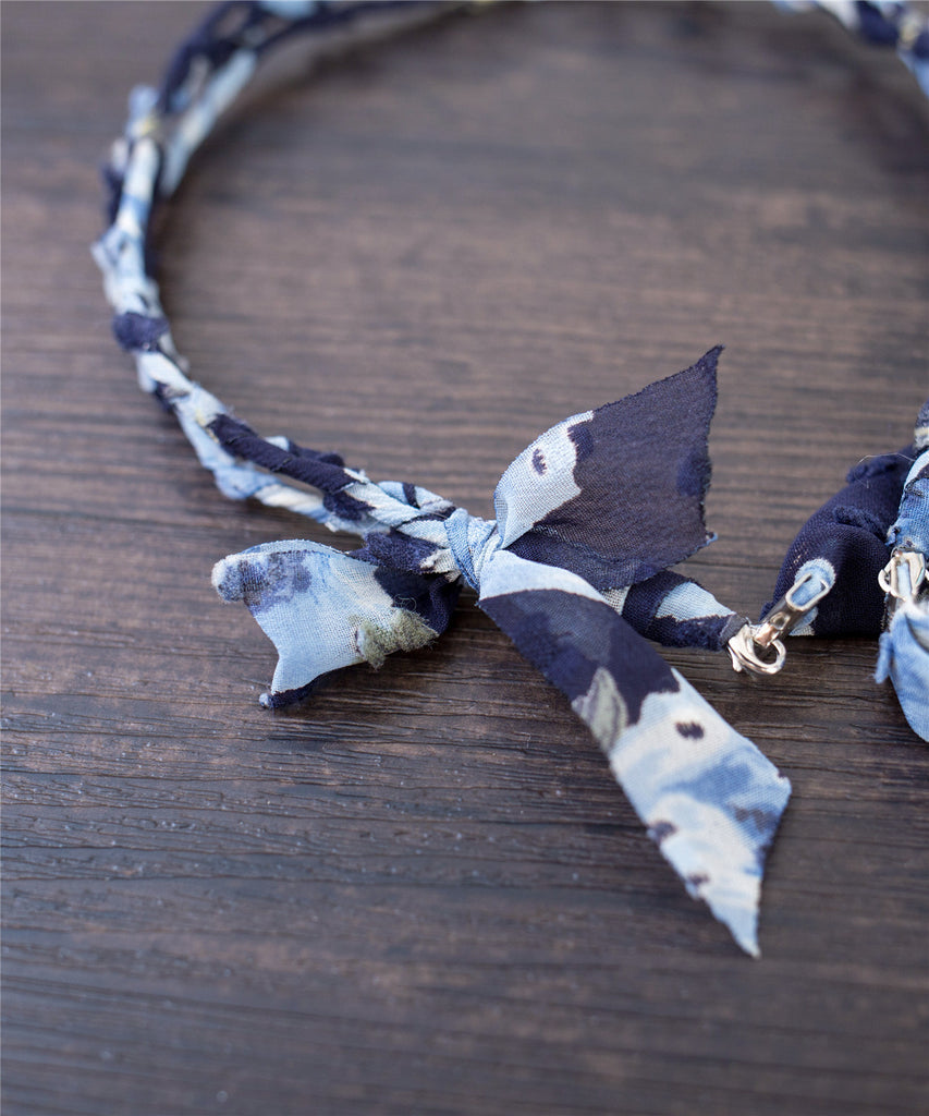 Floral Hairband with Ribbon (可分拆) / HA8012