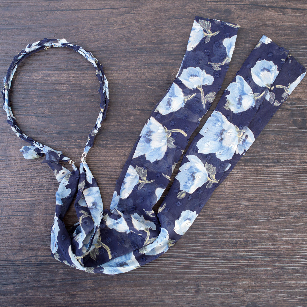Floral Hairband with Ribbon (可分拆) / HA8012