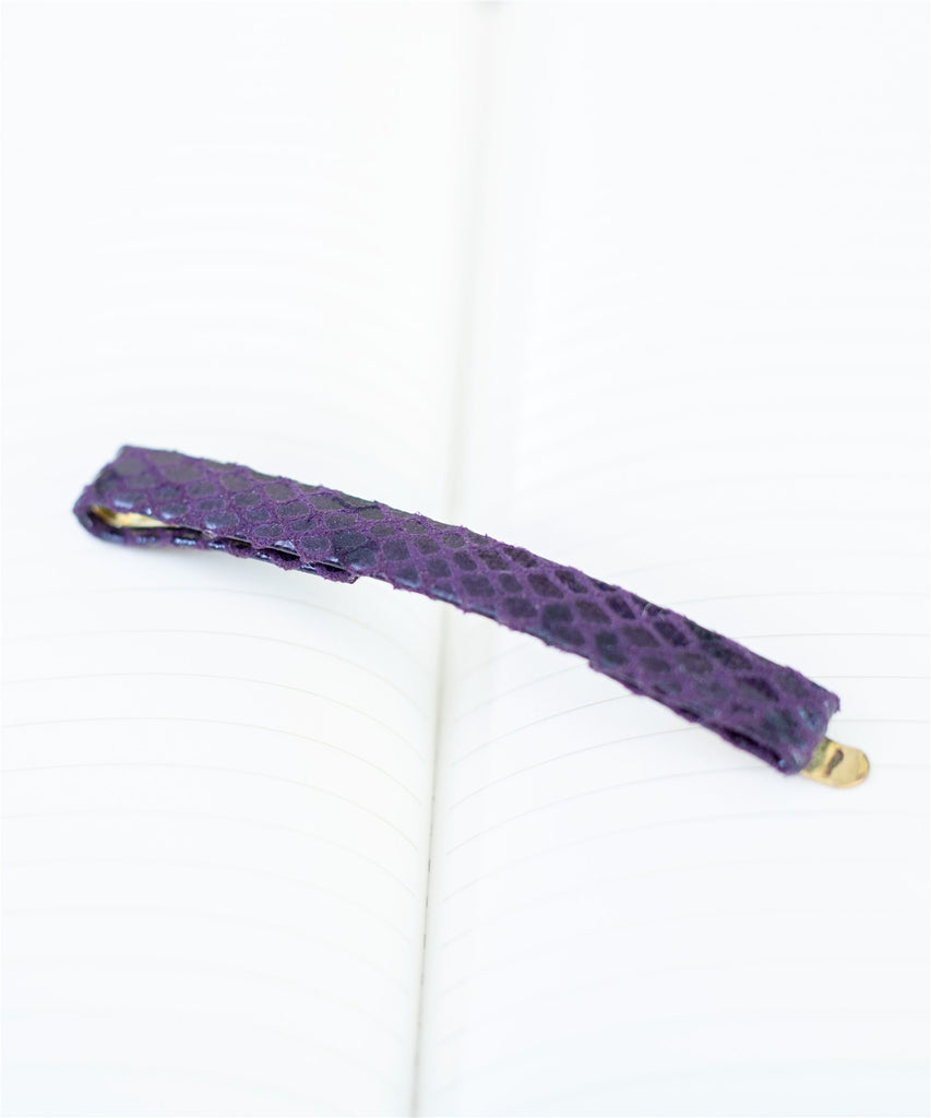 Texture Leatherlike Alligator Clip / HA8018