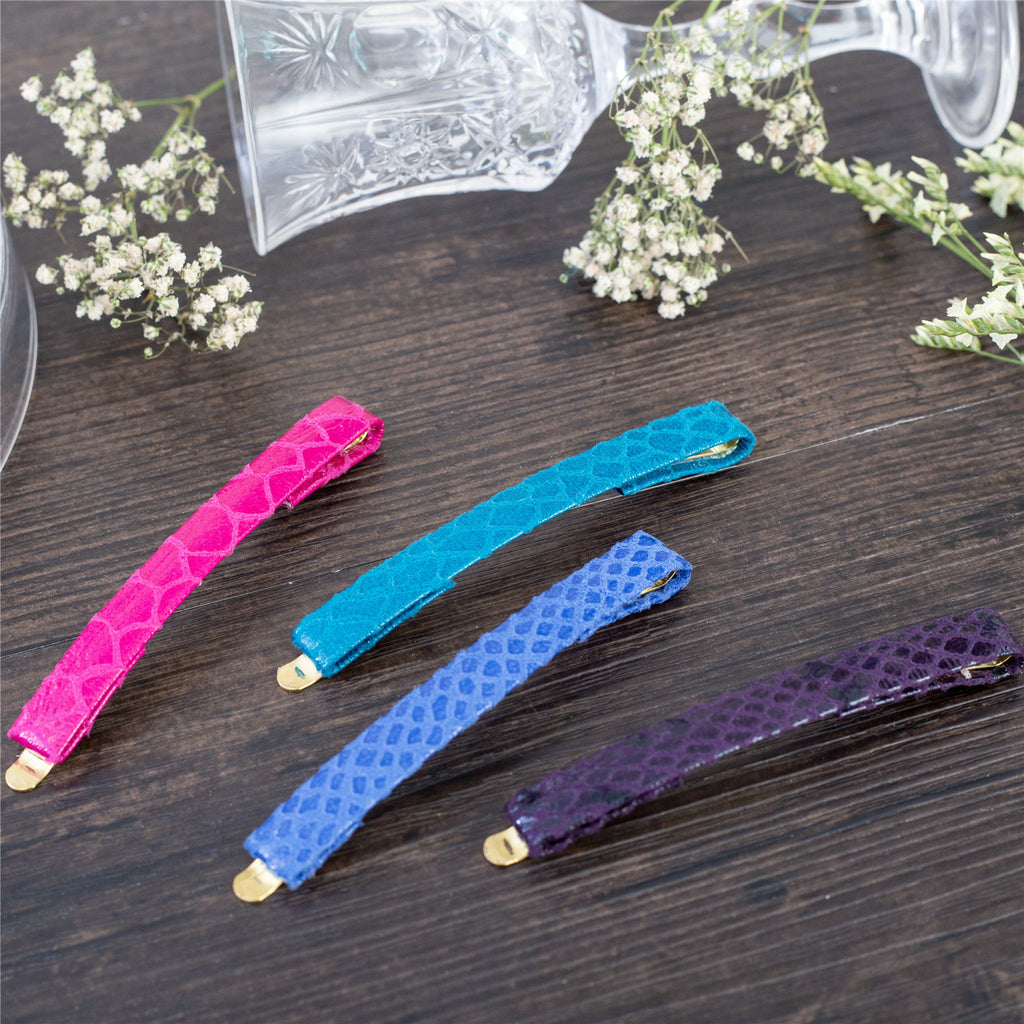 Texture Leatherlike Alligator Clip / HA8018