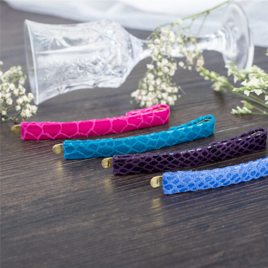 Texture Leatherlike Alligator Clip / HA8018