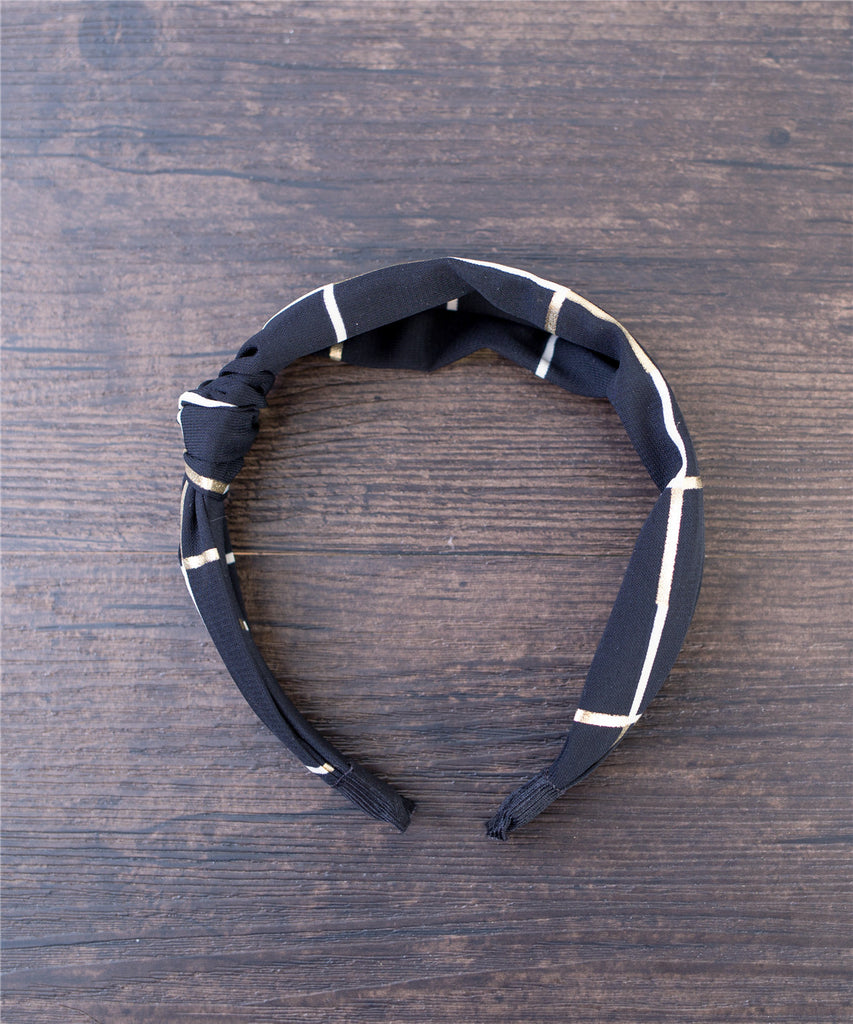 Checked ribbon Hairband / HA8020