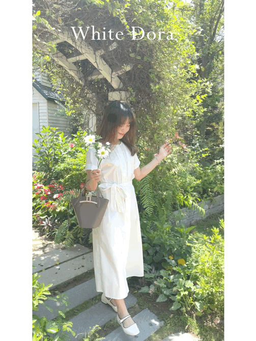 ! ๐๐๐ค๐ฅ ๐๐๐จ !White Dora ๅฐ่ขๆบๅฃๅ้ ้ฃ่บซ่ฃ, Dress/ DS9052