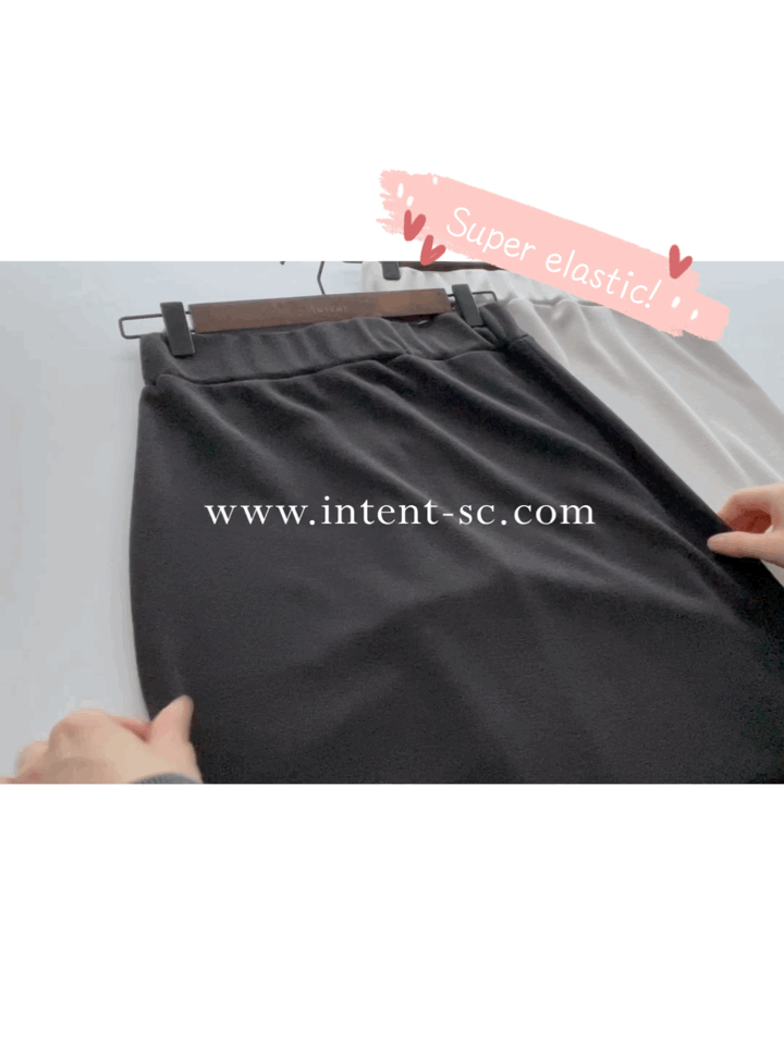 Lady Elastic 彈性直身簡約斯文後開叉半身裙, Skirt / SK8689 (black sold out)