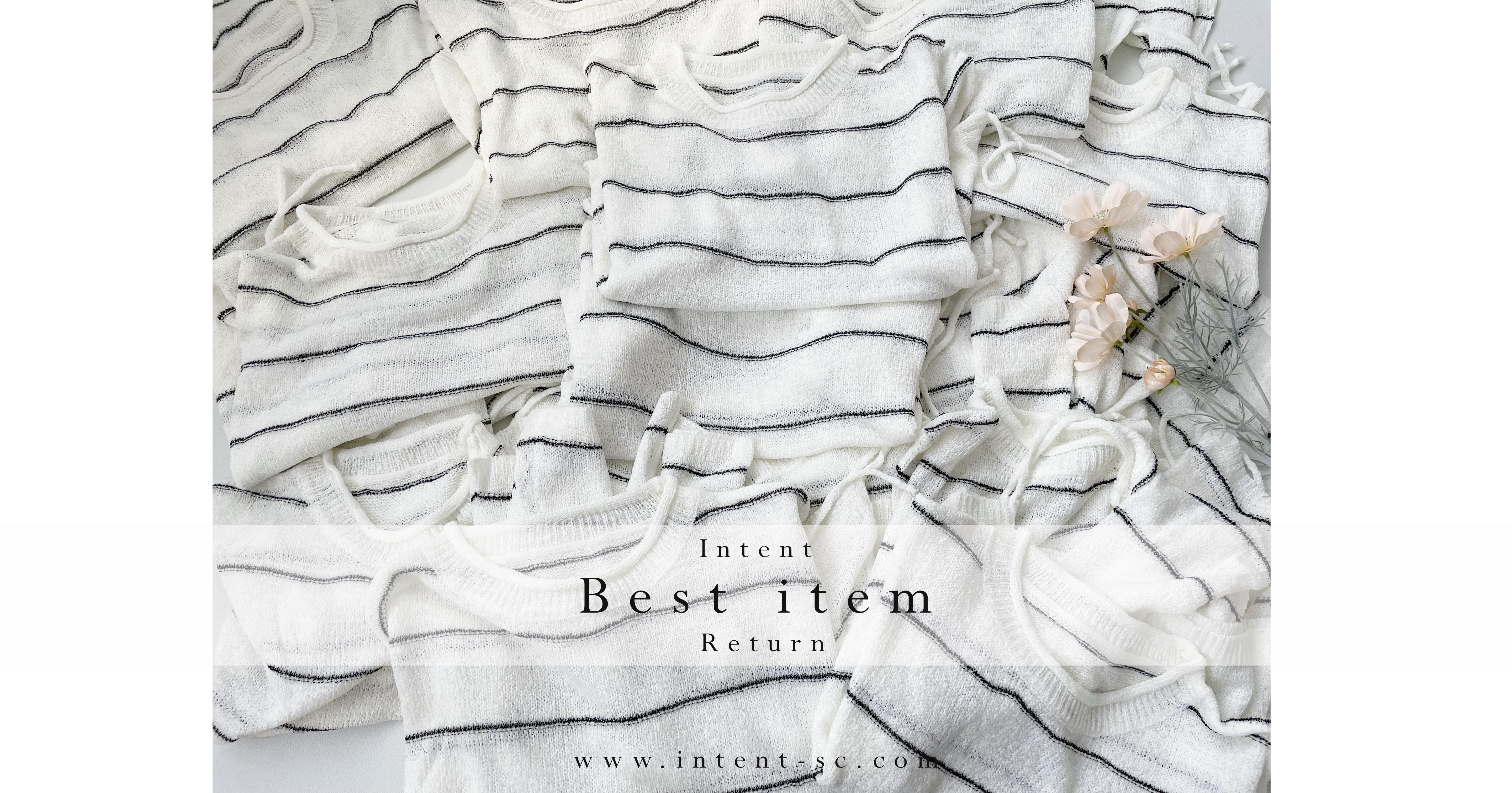Gold Stripe 混金線條紋闊袖蝴蝶線衫, Knit Top / TP8798