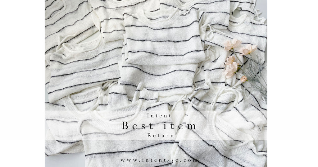 Gold Stripe 混金線條紋闊袖蝴蝶線衫, Knit Top / TP8798