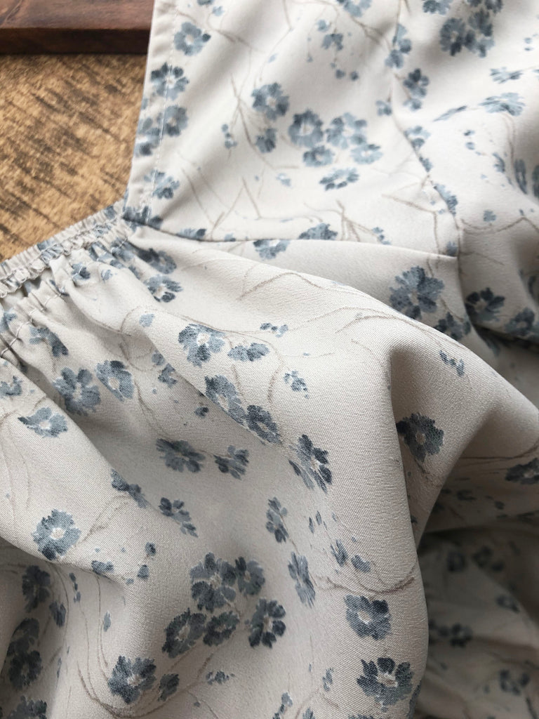 Branches 顯瘦氣質水彩花枝雙橡筋修腰, Blouse/ BU8612