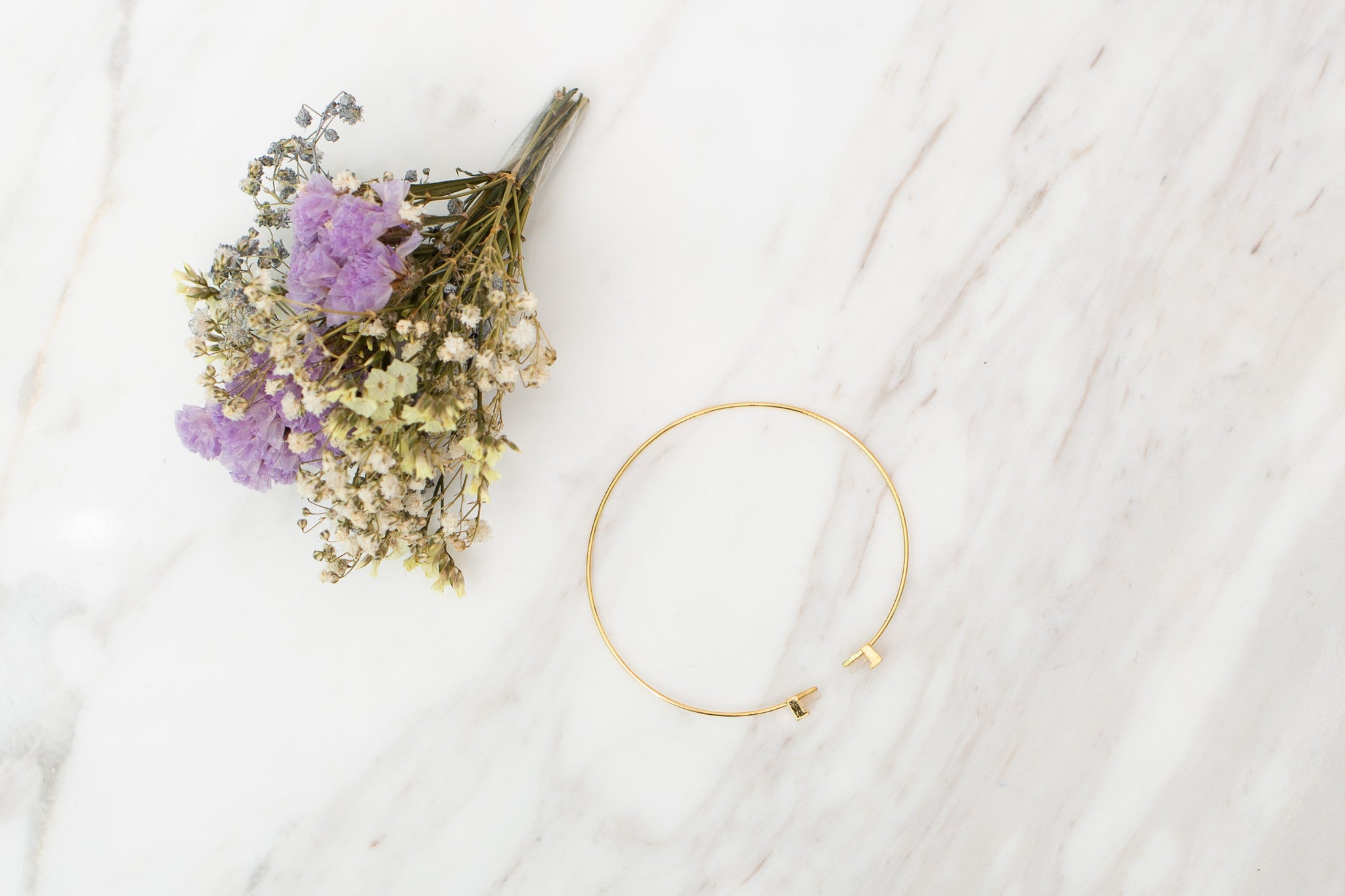 Triangle Gemstone Bangle/ BL8035