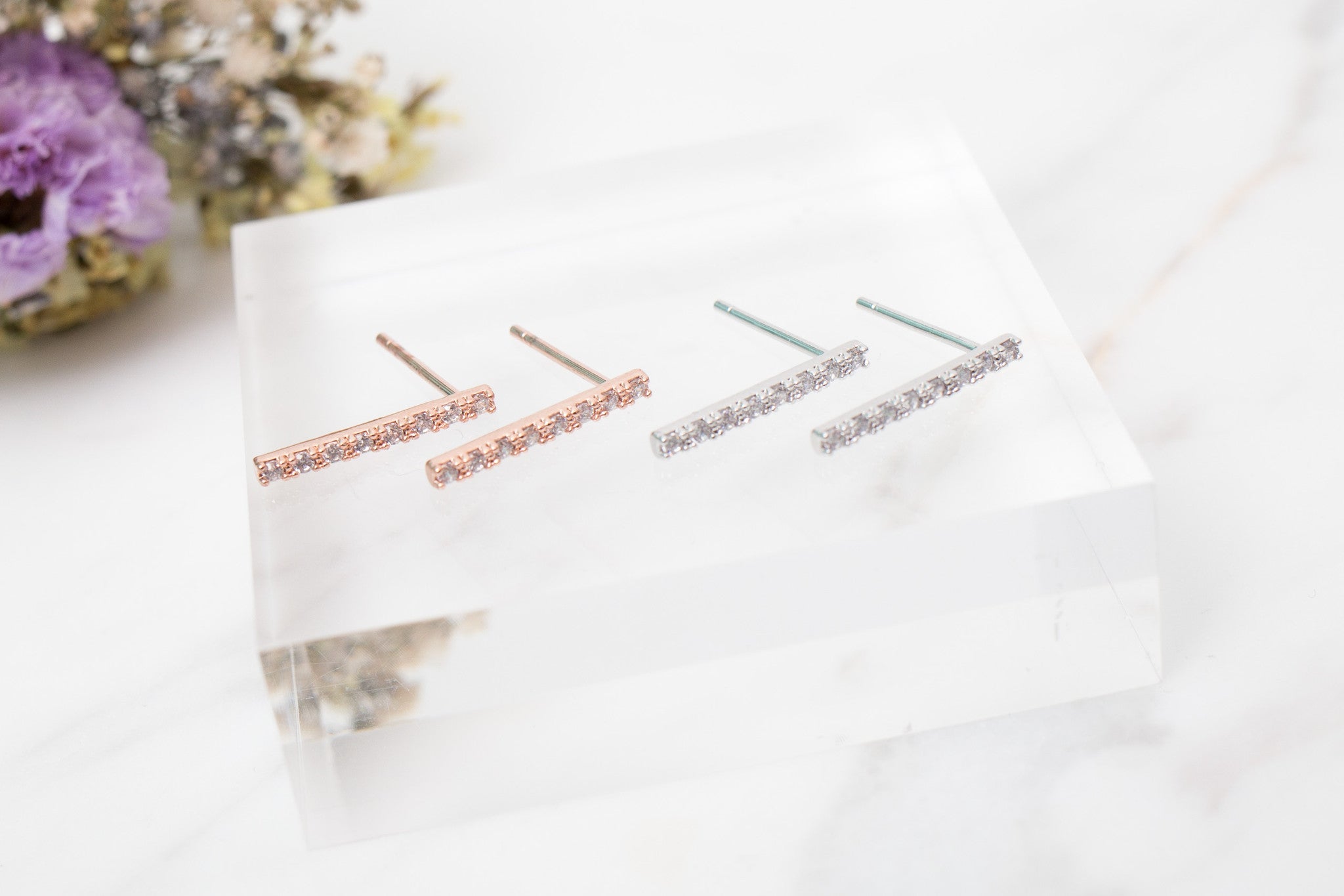 Crystal Bar Earrings/ ER8123