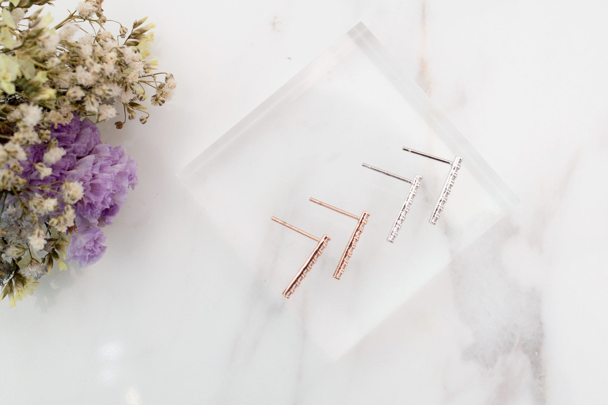 Crystal Bar Earrings/ ER8123