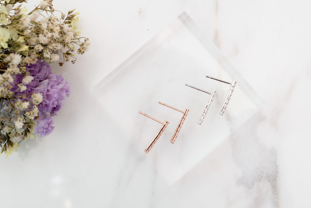 Crystal Bar Earrings/ ER8123