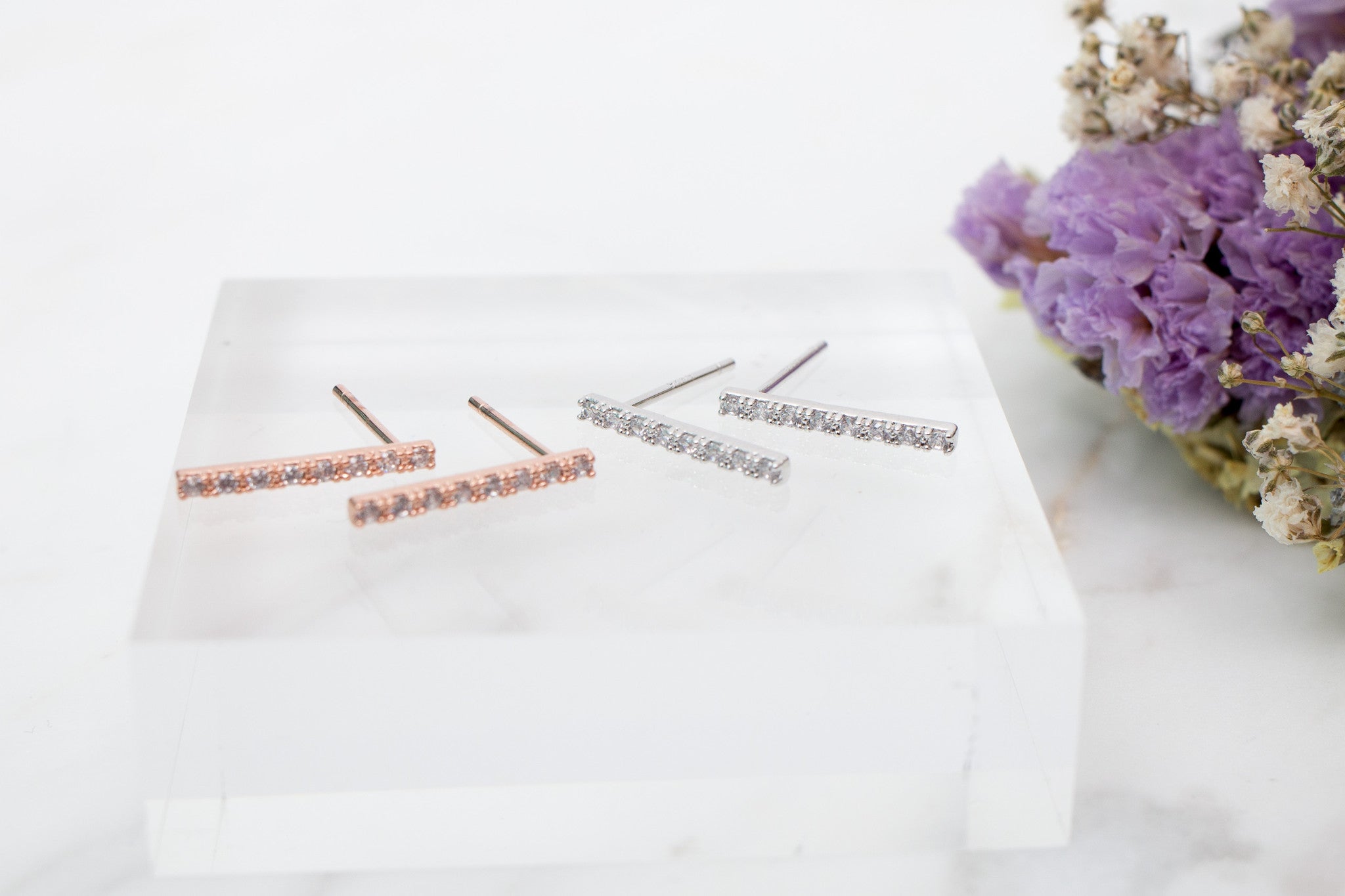 Crystal Bar Earrings/ ER8123