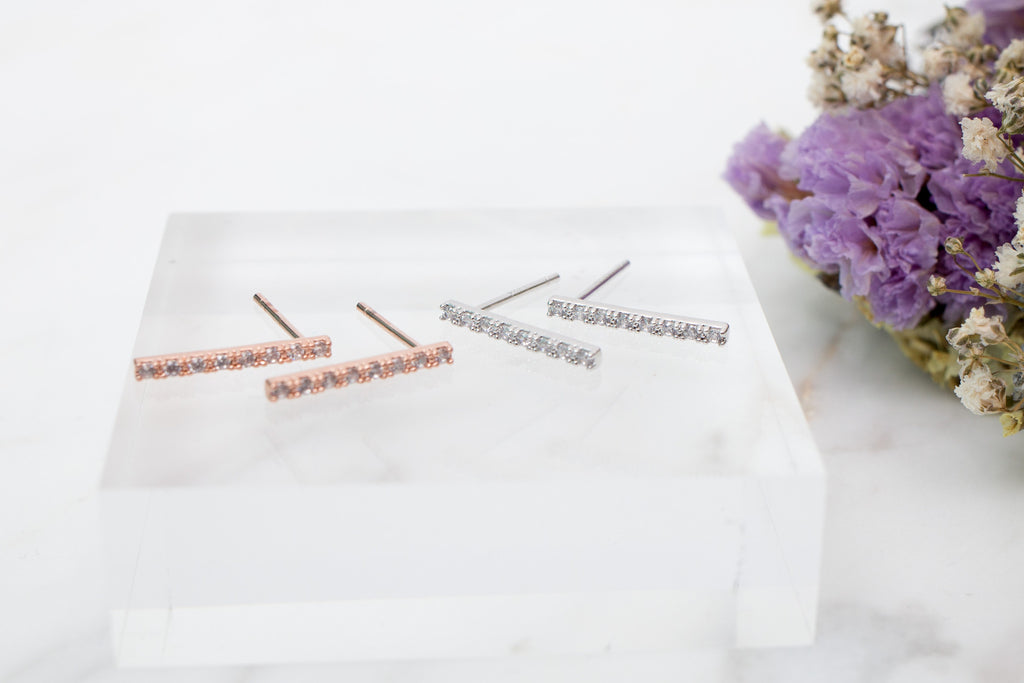 Crystal Bar Earrings/ ER8123