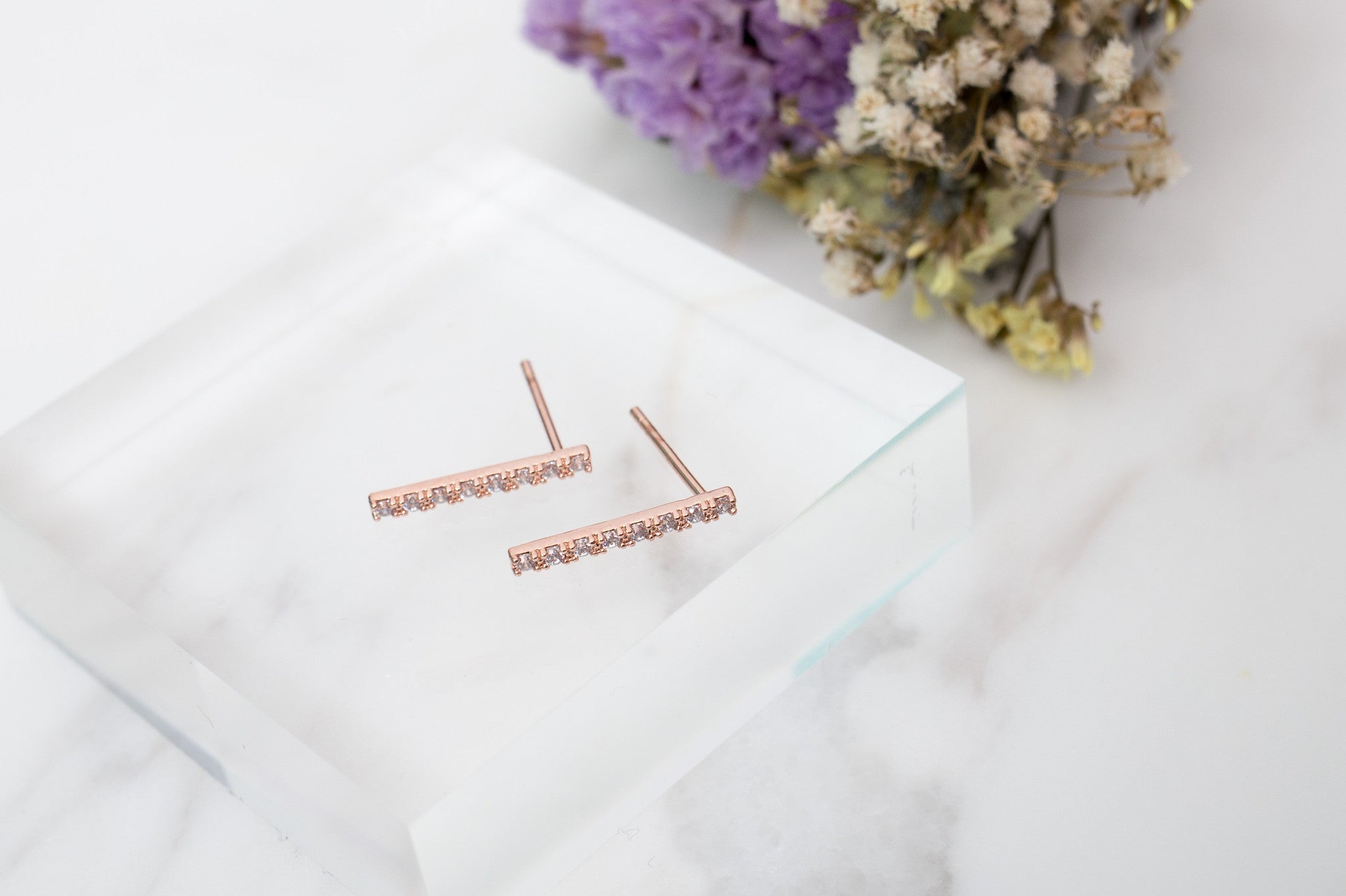 Crystal Bar Earrings/ ER8123