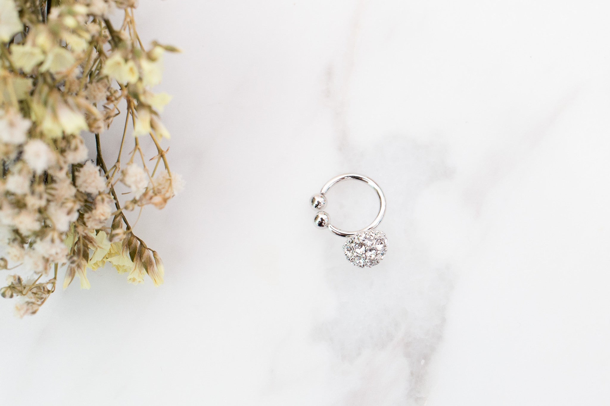 Crystal Ball Ear Cuff 耳夾/ ER8127