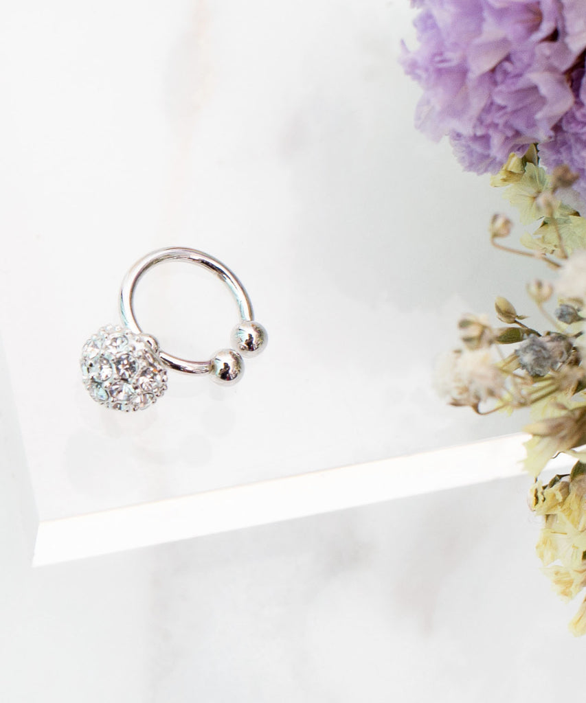 Crystal Ball Ear Cuff 耳夾/ ER8127