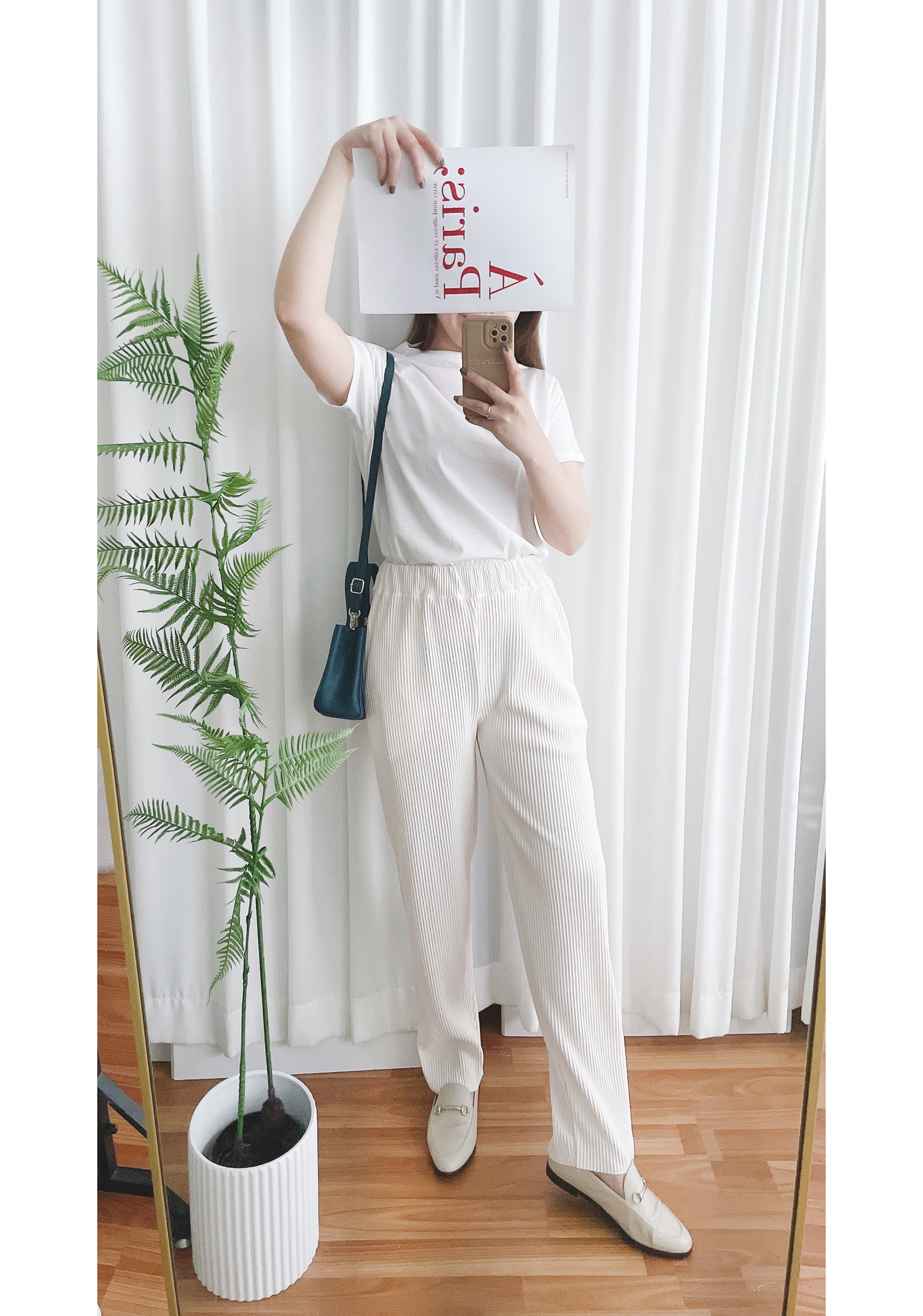 Stripe Carrot 防皺隨性寬鬆坑紋蘿蔔褲, Pants/ PT8377