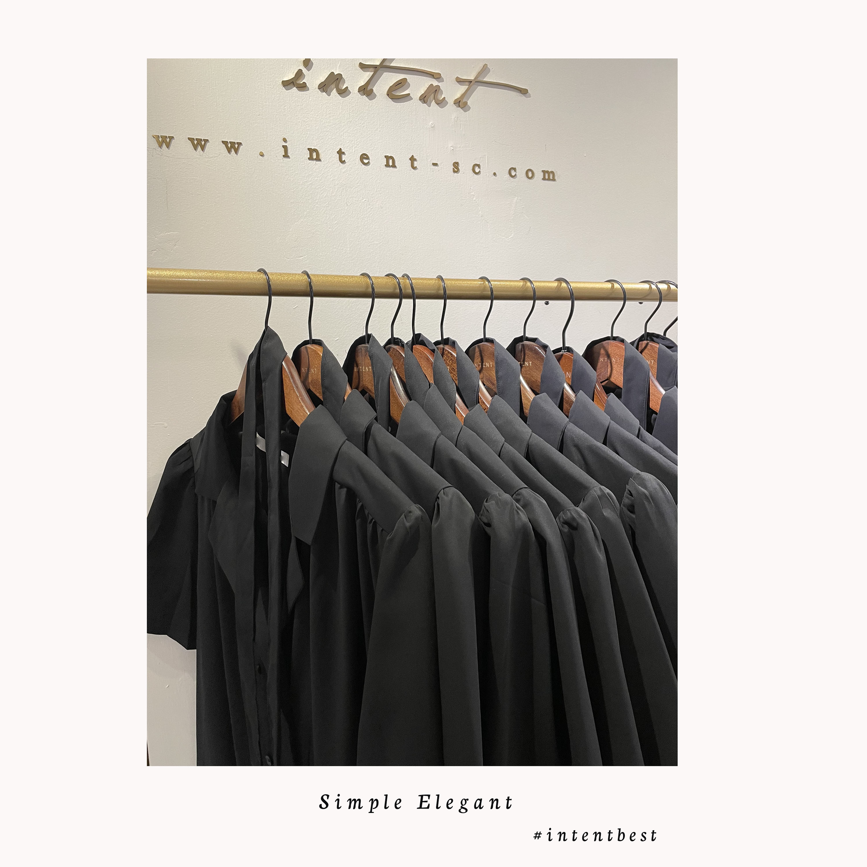 Simple Elegant 舒適質感優雅小細領雙排鈕顯瘦, Dress/ DS8844
