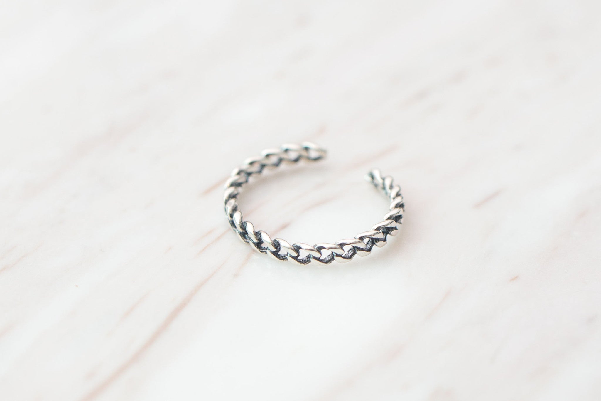 Vintage Silver Braids Ring (Free size) / RN8015