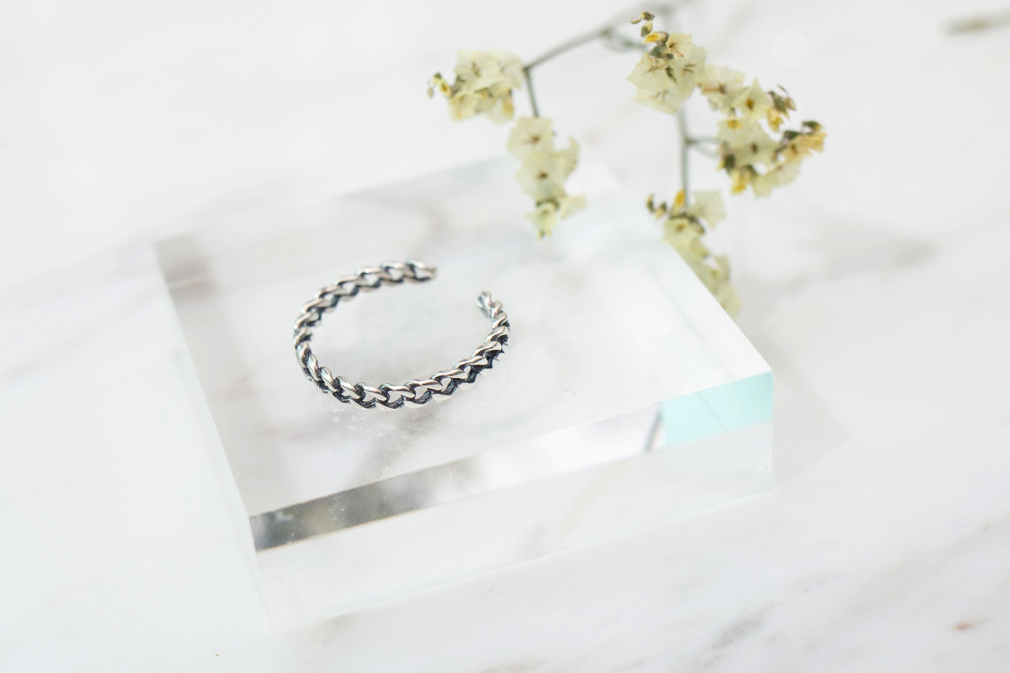 Vintage Silver Braids Ring (Free size) / RN8015