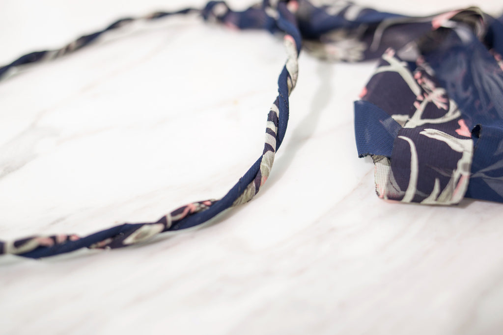 Hairband with ribbon / HA8038