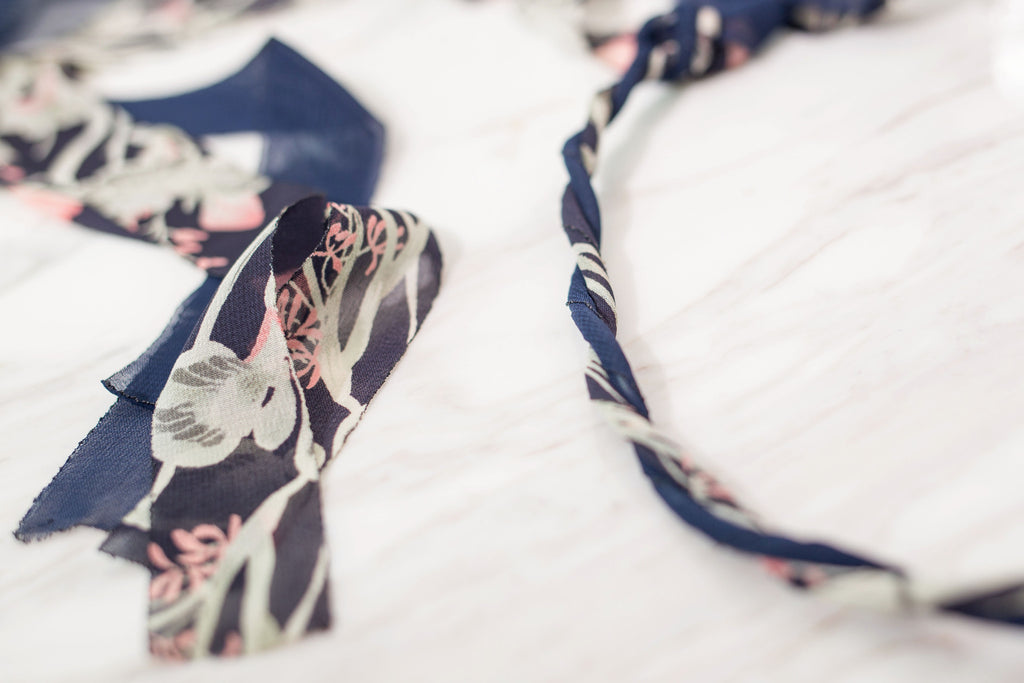 Hairband with ribbon / HA8038