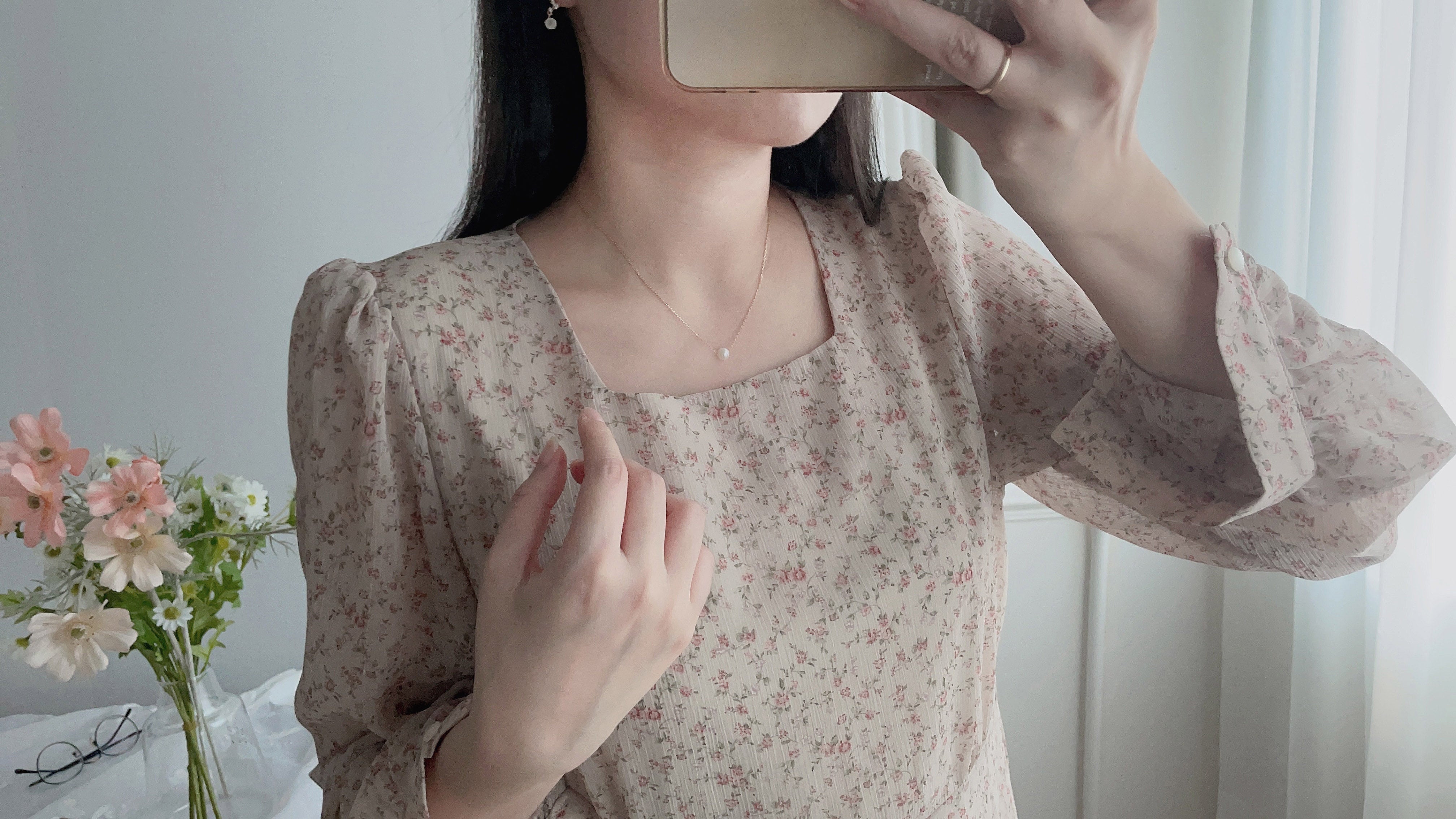 Silver made Real Pearl, Necklace/ NL8146 (silver sold out)