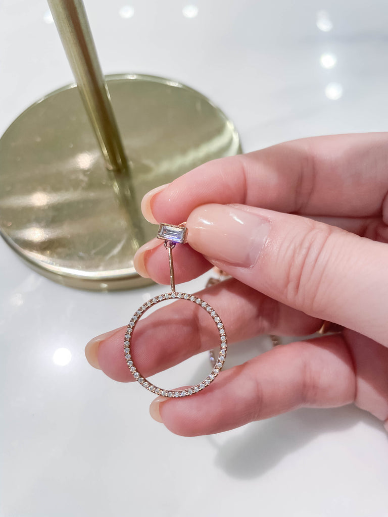 Crystal Loop, Earrings/ ER8315