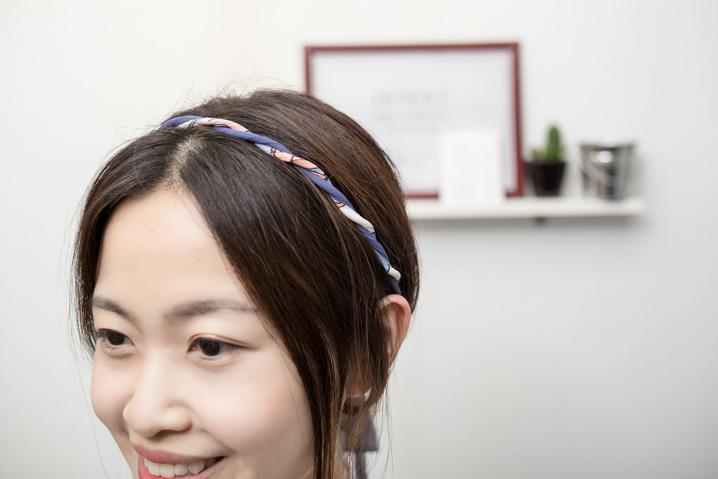 Hairband with ribbon / HA8038