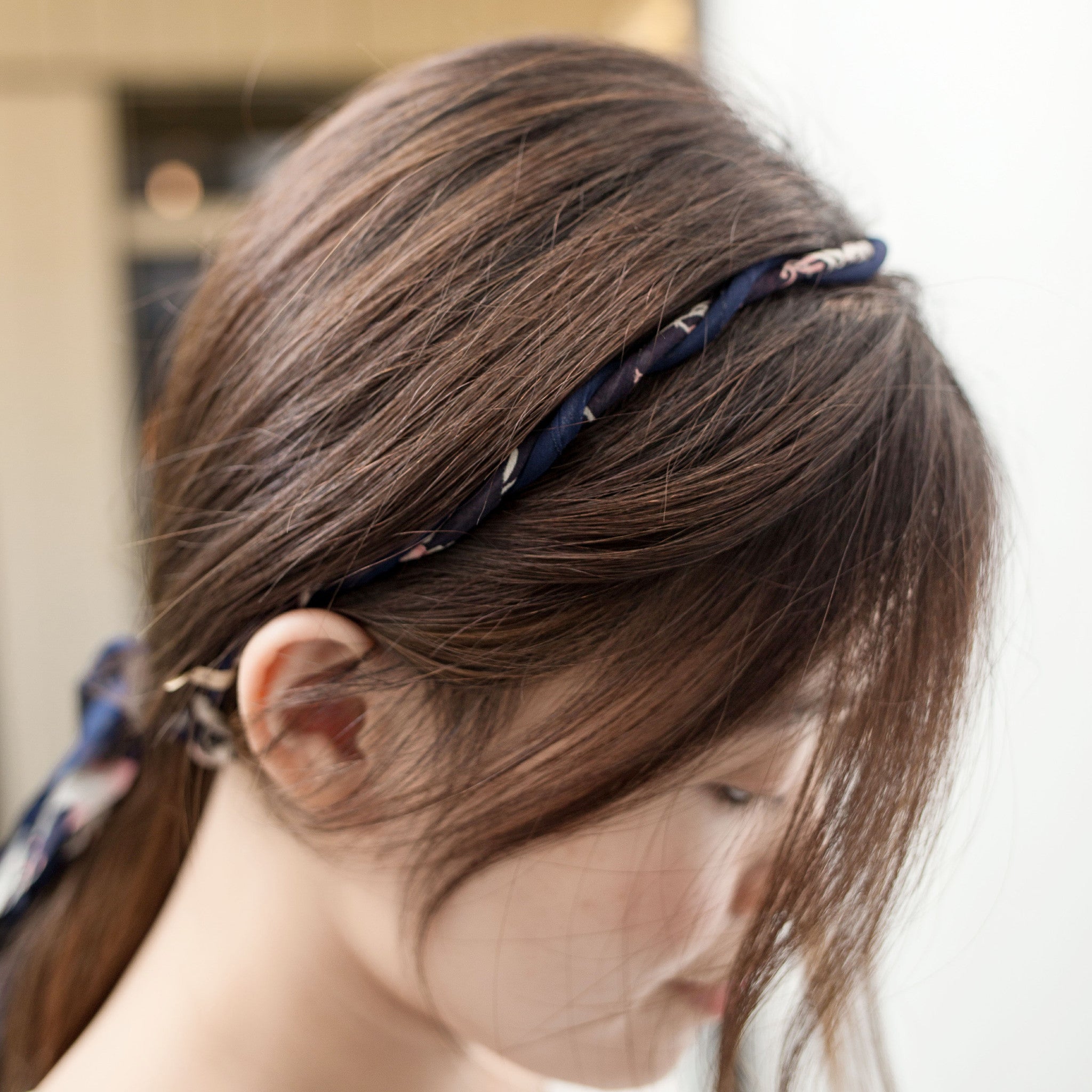 Hairband with ribbon / HA8038