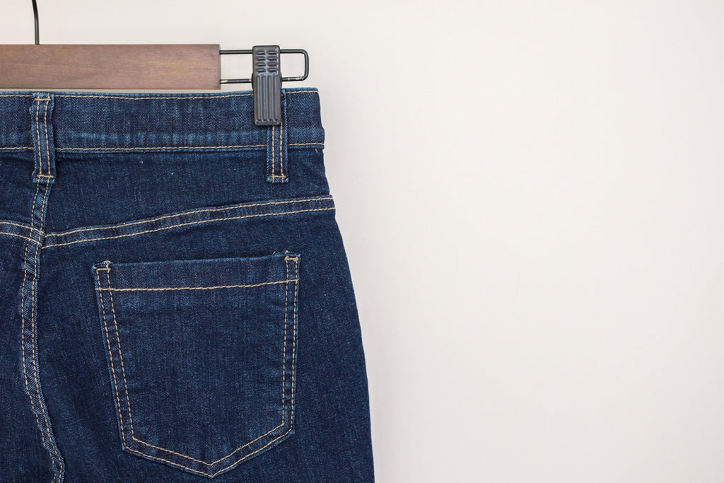 Elastic folded end jeans/ PT8077
