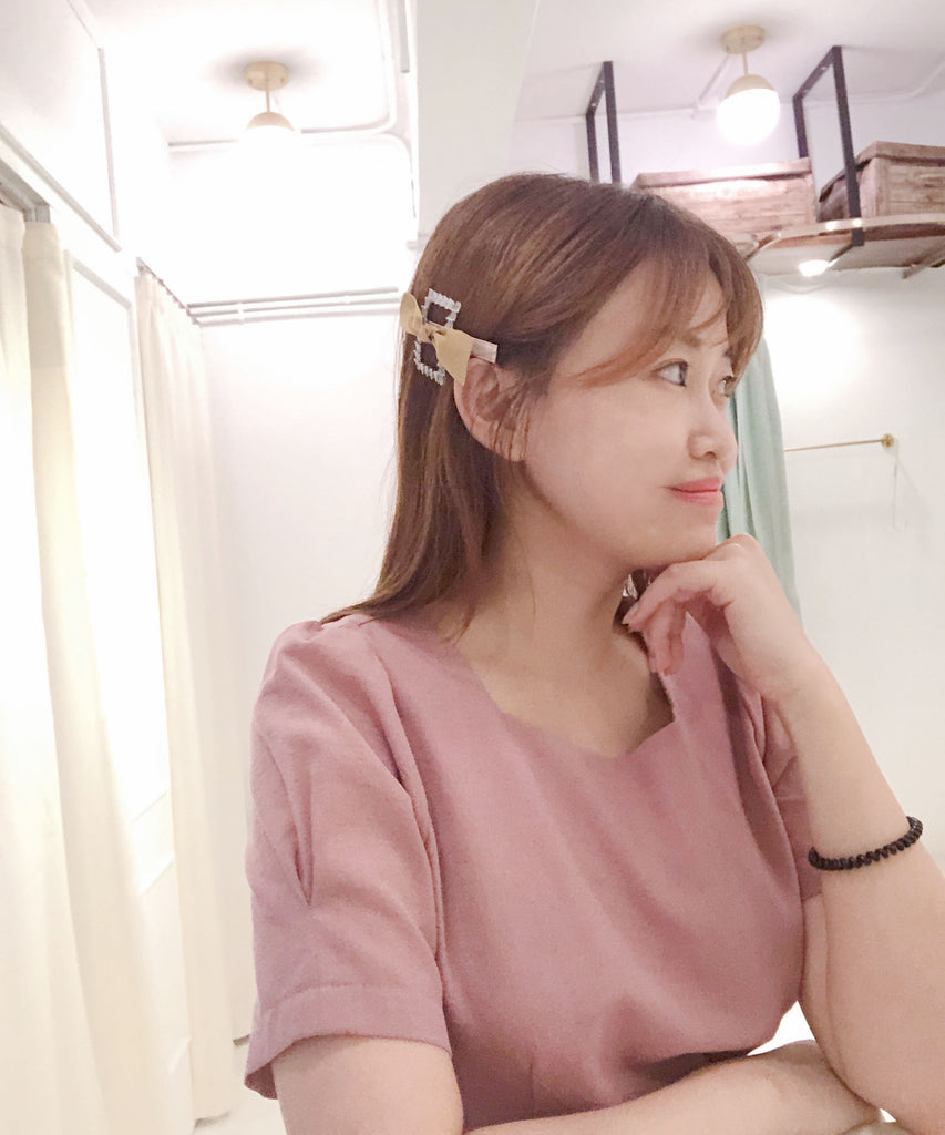 Crystal ribbon, Side clip/ HA8070