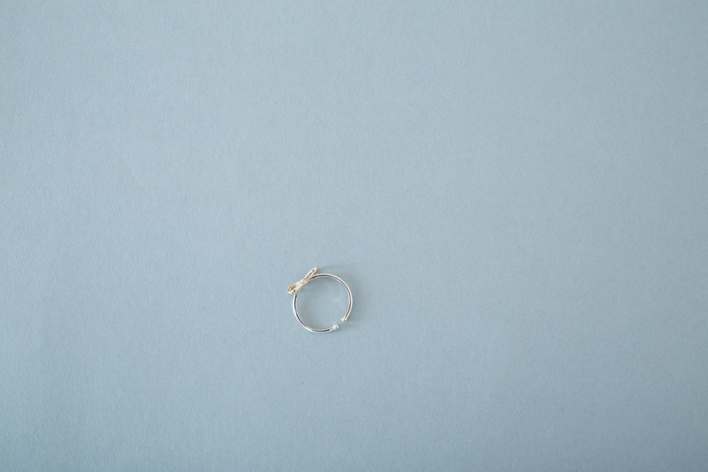 Ribbon Silver ring / RN8029
