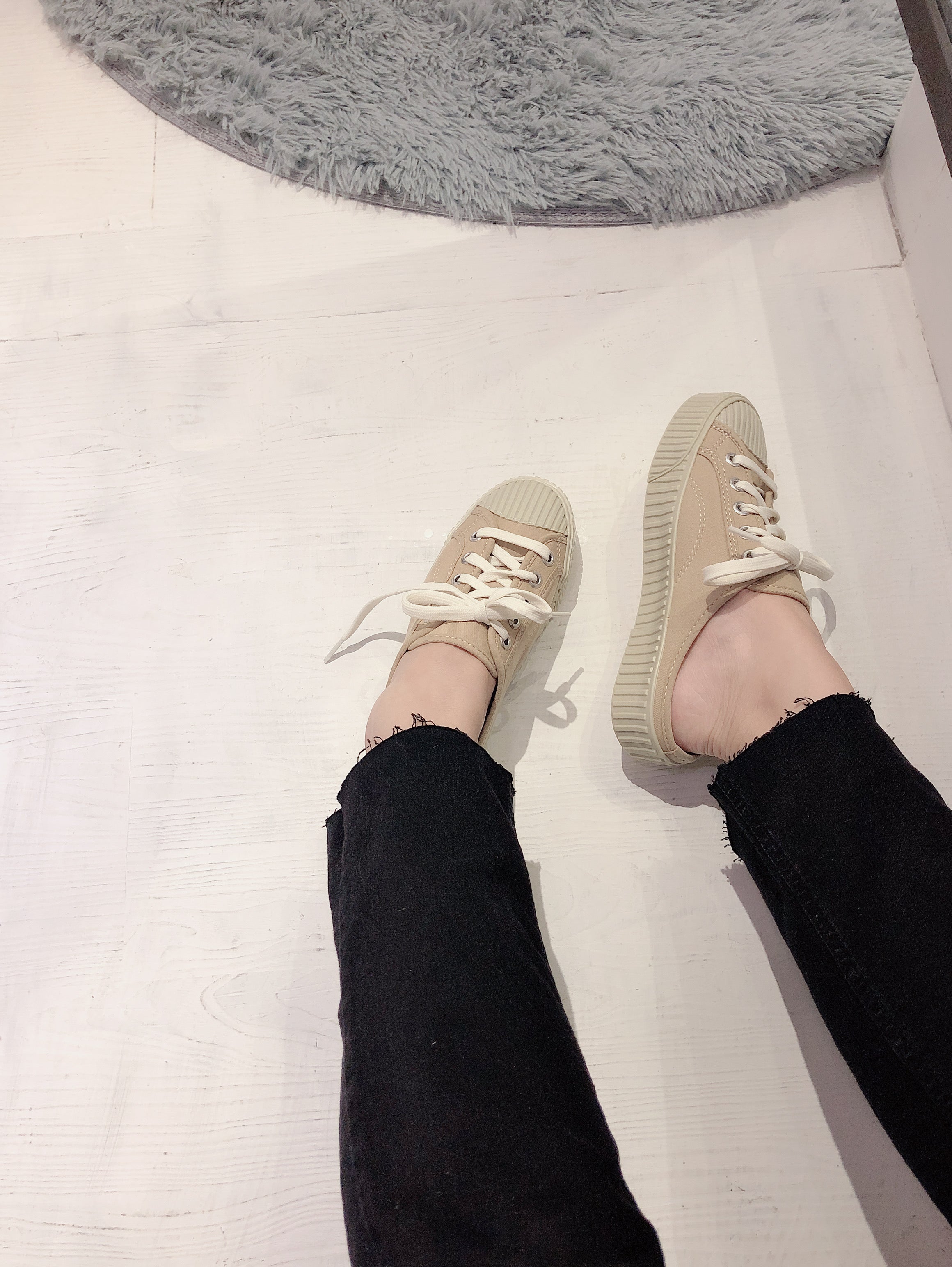 白色或奶茶色懶人鞋, Shoes/ SH8088