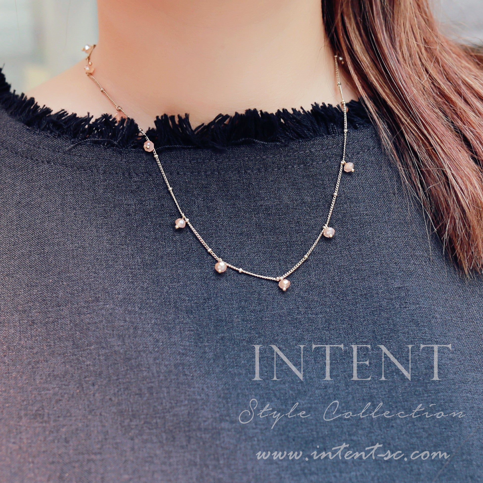 Minimal Jewel Necklace / NL8064