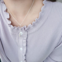 (925 silver made) luxury slide, necklace/ NL8140