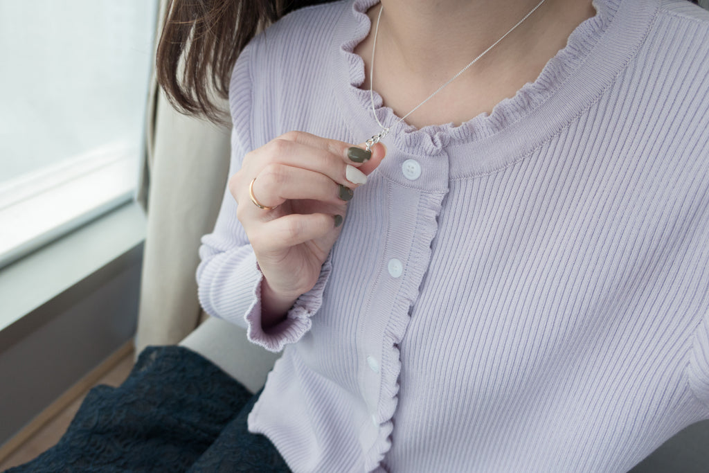 (925 silver made) luxury slide, necklace/ NL8140