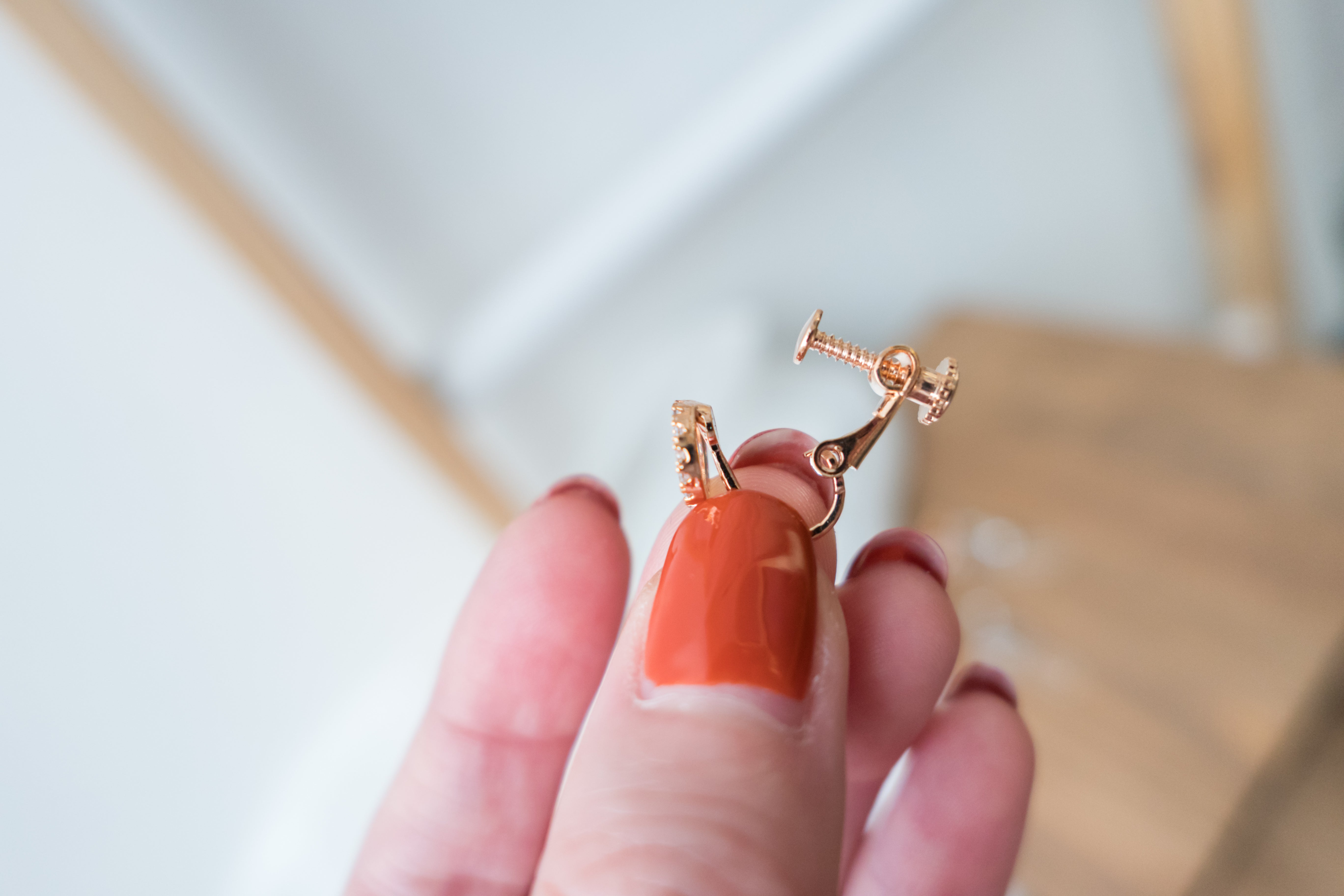 925 Crystal Oval Drop, Earrings (posts/ clips) /ER8292