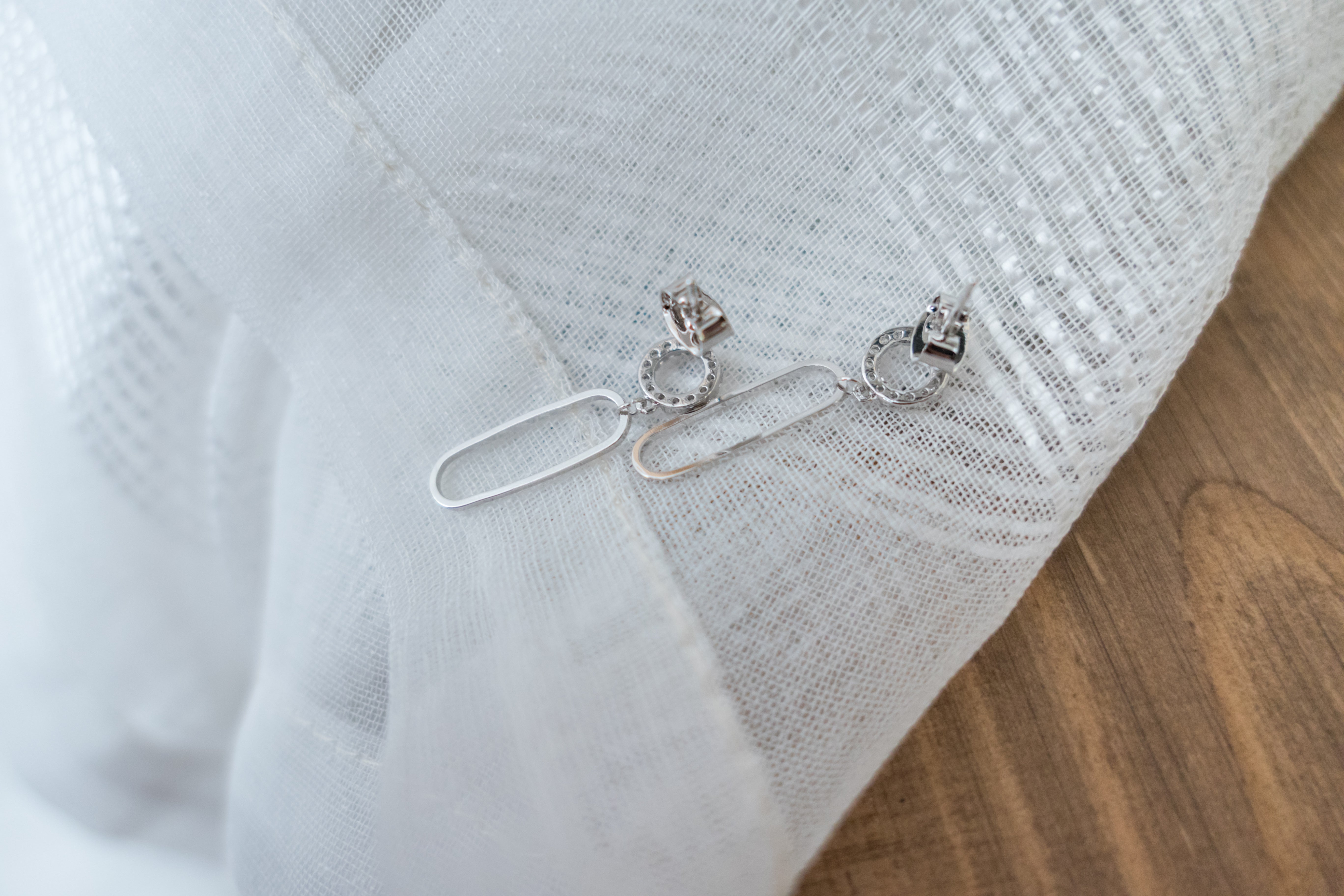 925 Crystal Oval Drop, Earrings (posts/ clips) /ER8292