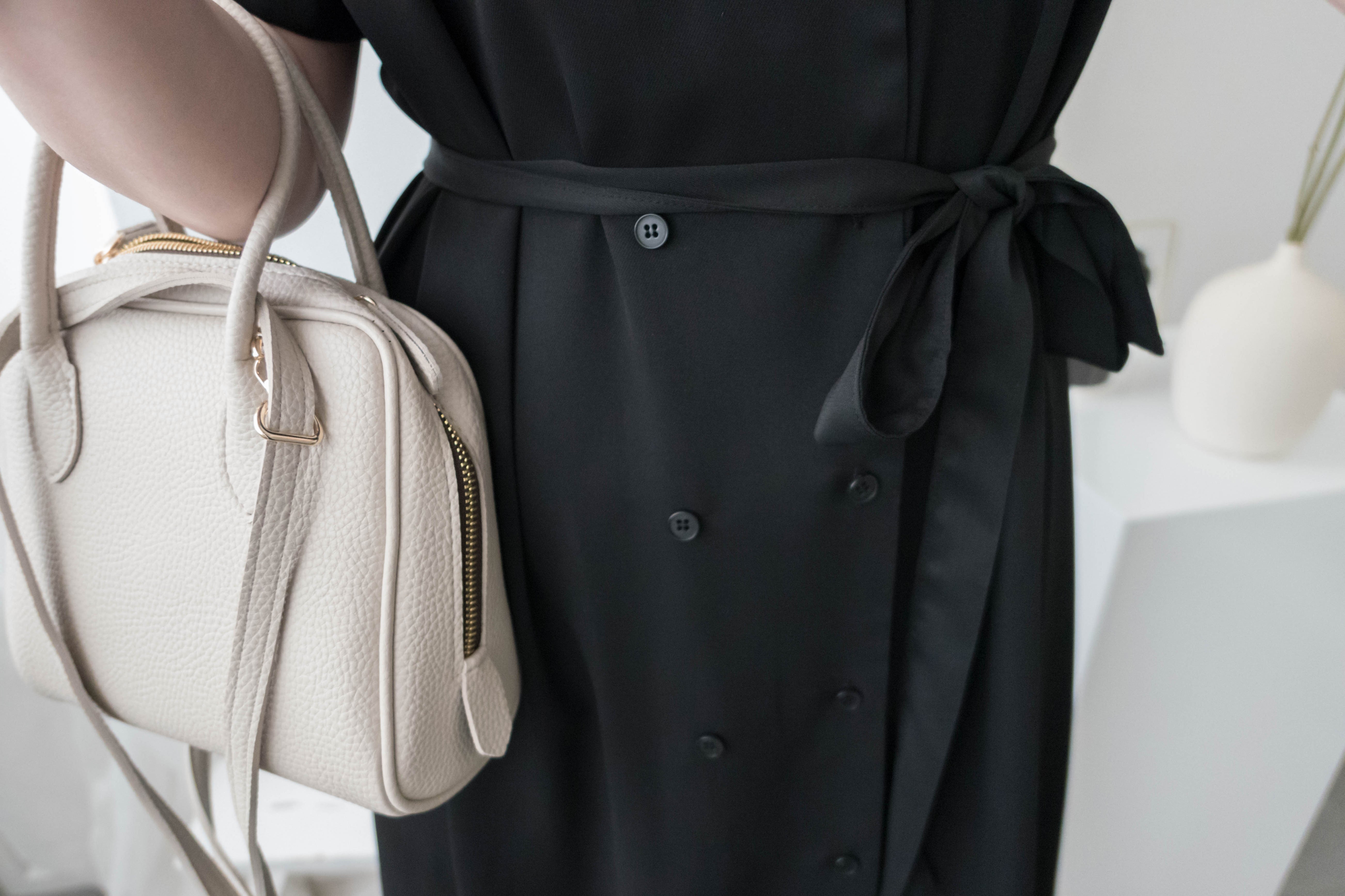 Simple Elegant 舒適質感優雅小細領雙排鈕顯瘦, Dress/ DS8844