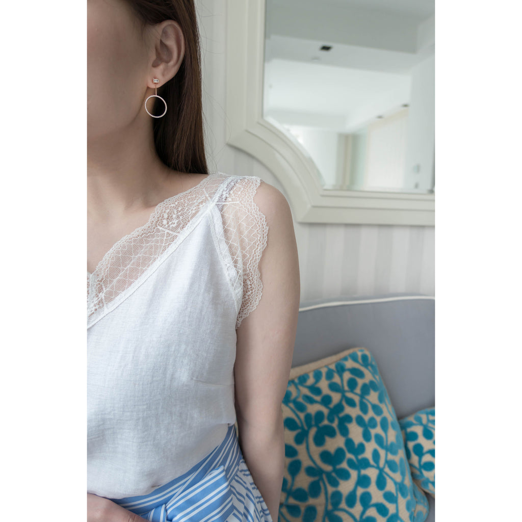 Crystal Loop, Earrings/ ER8315