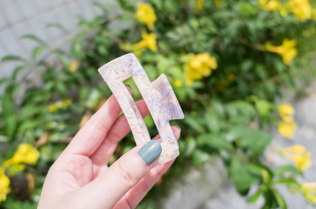 Marble Lavender, Hair Clip/ HA8099
